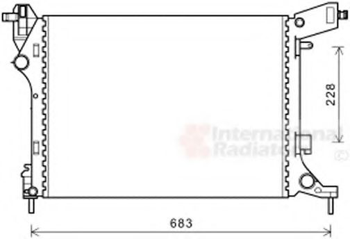 Imagine Radiator, racire motor VAN WEZEL 17002413