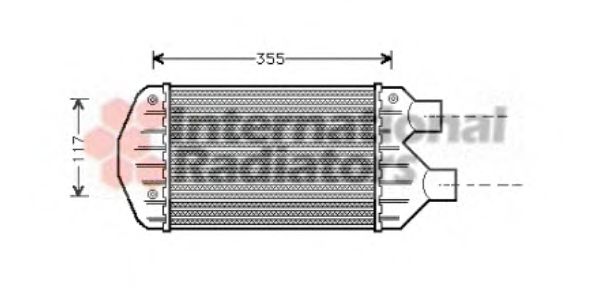 Imagine Intercooler, compresor VAN WEZEL 17004267