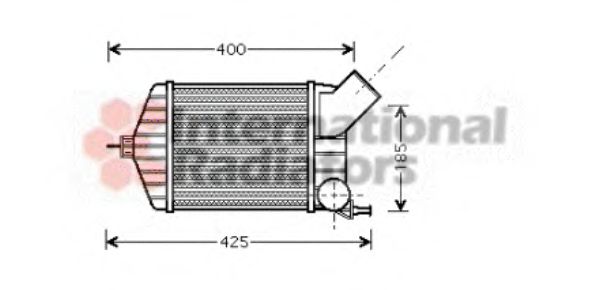 Imagine Intercooler, compresor VAN WEZEL 17004274