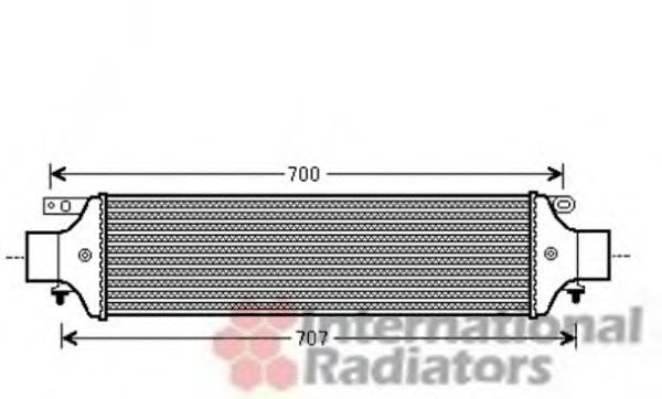 Imagine Intercooler, compresor VAN WEZEL 17004364