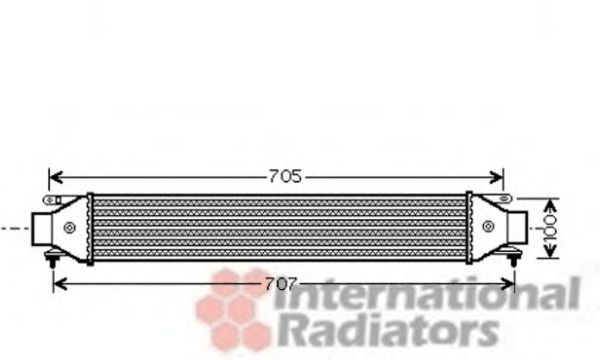 Imagine Intercooler, compresor VAN WEZEL 17004392