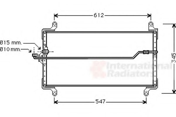 Imagine Condensator, climatizare VAN WEZEL 17005202