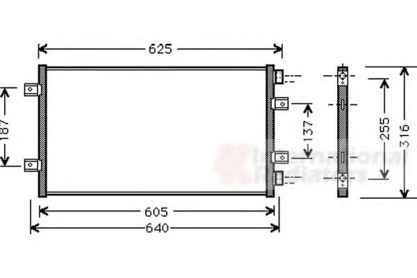 Imagine Condensator, climatizare VAN WEZEL 17005247