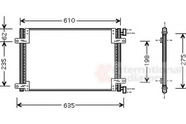 Imagine Condensator, climatizare VAN WEZEL 17005255