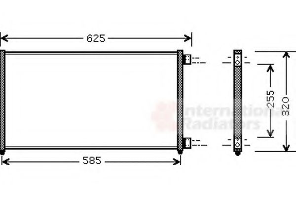 Imagine Condensator, climatizare VAN WEZEL 17005256