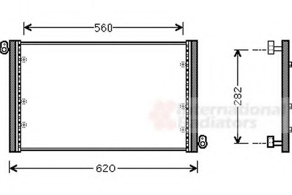 Imagine Condensator, climatizare VAN WEZEL 17005272