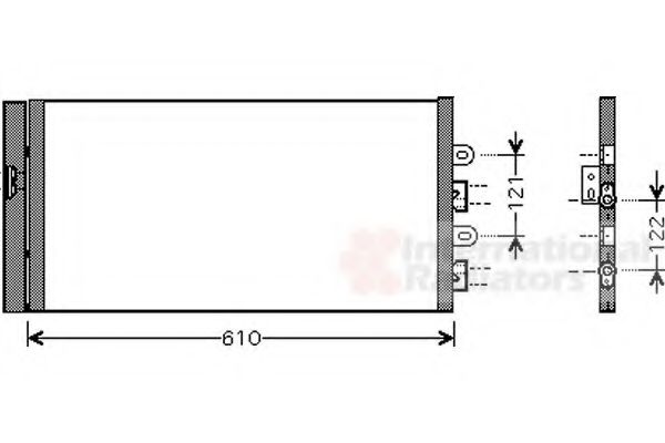 Imagine Condensator, climatizare VAN WEZEL 17005298