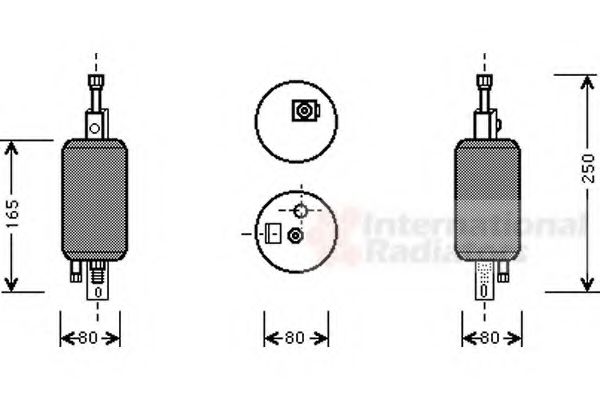 Imagine uscator,aer conditionat VAN WEZEL 1700D029