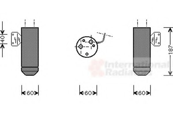 Imagine uscator,aer conditionat VAN WEZEL 1700D075