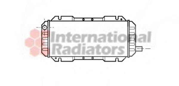 Imagine Radiator, racire motor VAN WEZEL 18002004