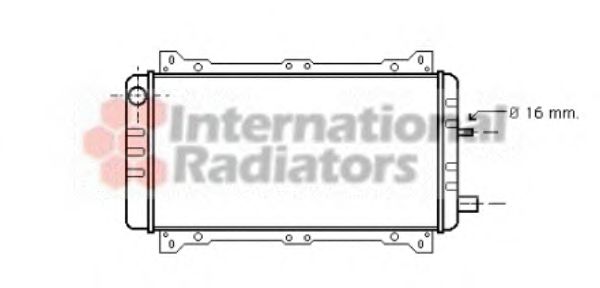 Imagine Radiator, racire motor VAN WEZEL 18002047