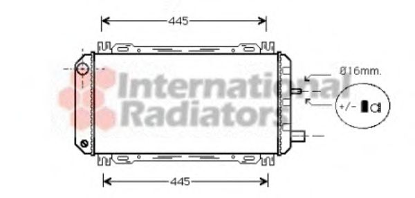 Imagine Radiator, racire motor VAN WEZEL 18002048