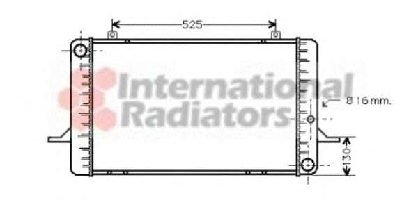 Imagine Radiator, racire motor VAN WEZEL 18002049