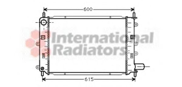 Imagine Radiator, racire motor VAN WEZEL 18002059