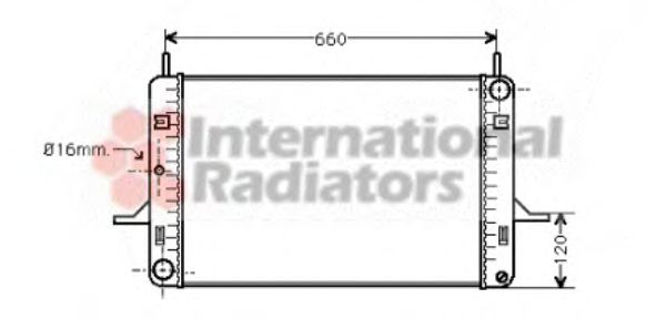 Imagine Radiator, racire motor VAN WEZEL 18002060