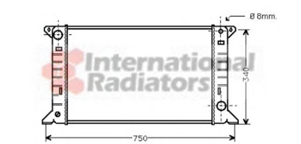 Imagine Radiator, racire motor VAN WEZEL 18002085