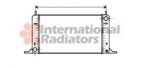 Imagine Radiator, racire motor VAN WEZEL 18002096