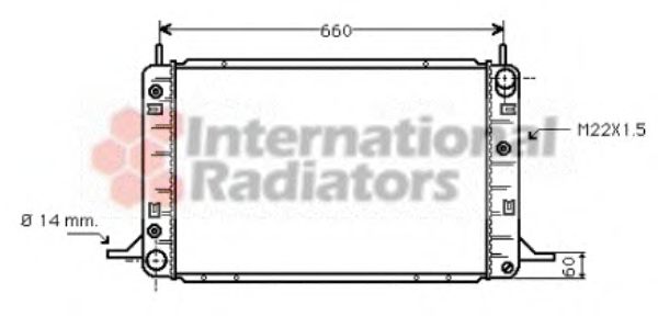 Imagine Radiator, racire motor VAN WEZEL 18002113