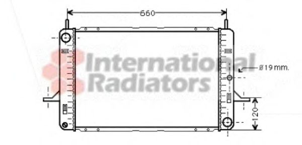 Imagine Radiator, racire motor VAN WEZEL 18002122