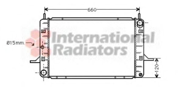 Imagine Radiator, racire motor VAN WEZEL 18002123