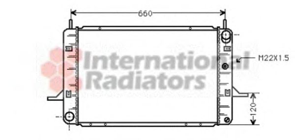 Imagine Radiator, racire motor VAN WEZEL 18002139