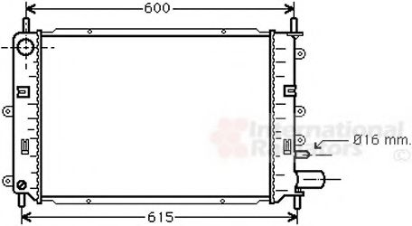 Imagine Radiator, racire motor VAN WEZEL 18002151