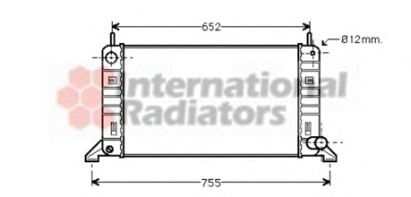 Imagine Radiator, racire motor VAN WEZEL 18002158