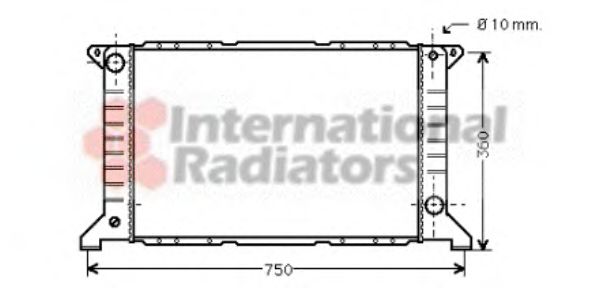 Imagine Radiator, racire motor VAN WEZEL 18002169