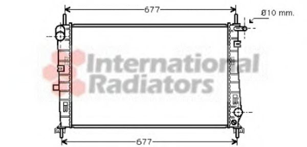 Imagine Radiator, racire motor VAN WEZEL 18002185