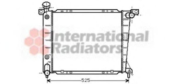 Imagine Radiator, racire motor VAN WEZEL 18002199