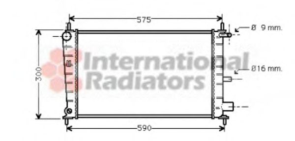 Imagine Radiator, racire motor VAN WEZEL 18002217