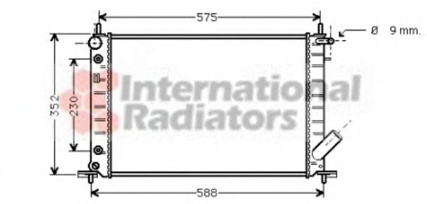 Imagine Radiator, racire motor VAN WEZEL 18002222