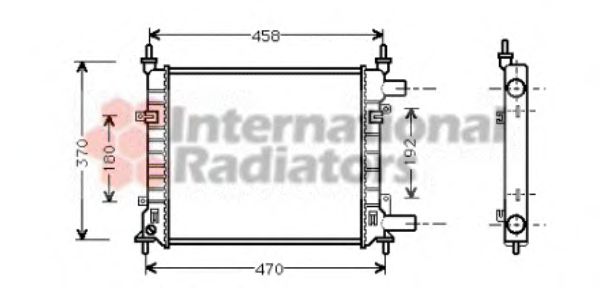 Imagine Radiator, racire motor VAN WEZEL 18002257