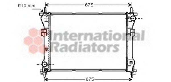 Imagine Radiator, racire motor VAN WEZEL 18002319