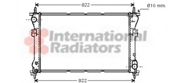 Imagine Radiator, racire motor VAN WEZEL 18002320