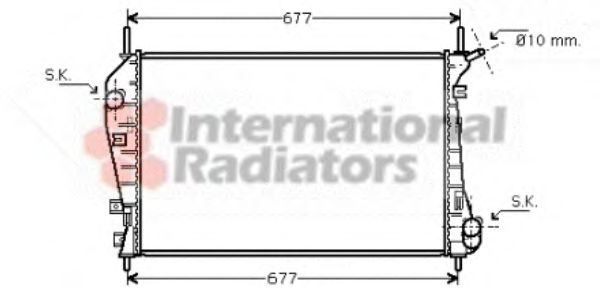 Imagine Radiator, racire motor VAN WEZEL 18002337
