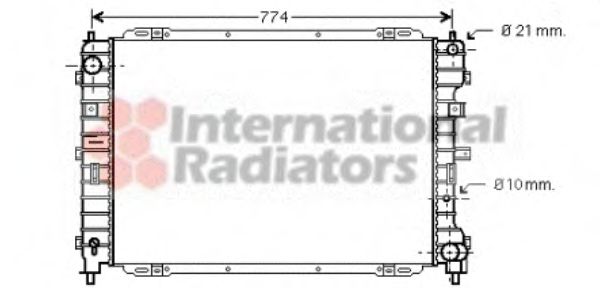 Imagine Radiator, racire motor VAN WEZEL 18002375