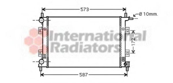 Imagine Radiator, racire motor VAN WEZEL 18002398