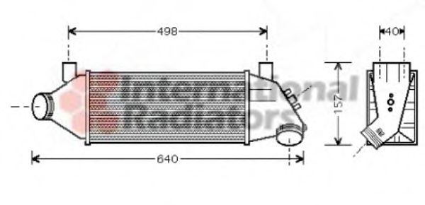 Imagine Intercooler, compresor VAN WEZEL 18004315