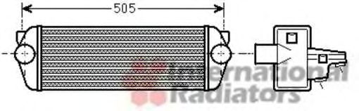 Imagine Intercooler, compresor VAN WEZEL 18004443