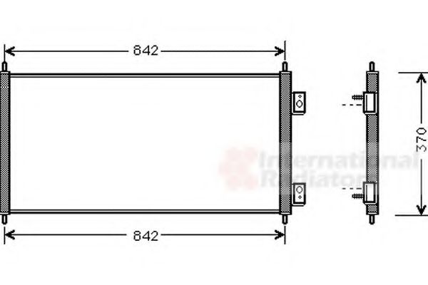 Imagine Condensator, climatizare VAN WEZEL 18005303
