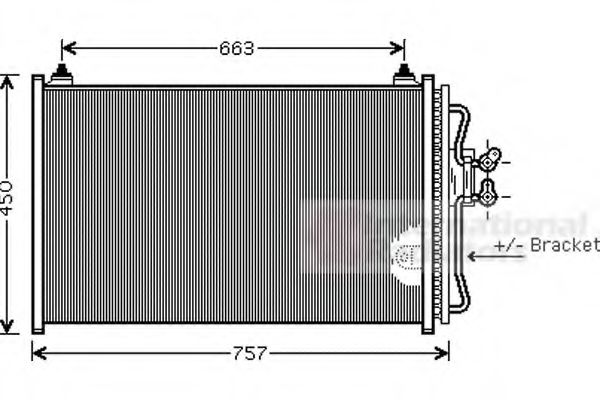 Imagine Condensator, climatizare VAN WEZEL 18005347