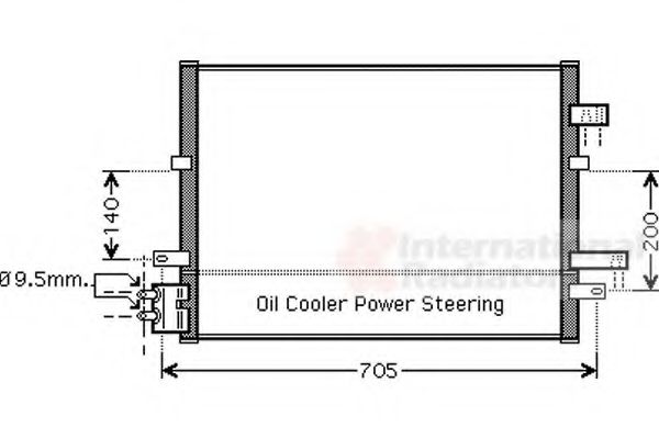 Imagine Condensator, climatizare VAN WEZEL 18005377