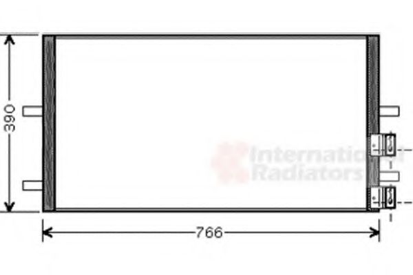 Imagine Condensator, climatizare VAN WEZEL 18005407