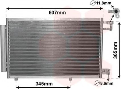 Imagine Condensator, climatizare VAN WEZEL 18005439