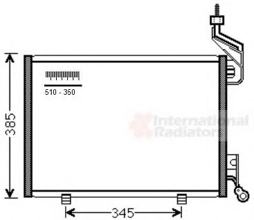 Imagine Condensator, climatizare VAN WEZEL 18005444