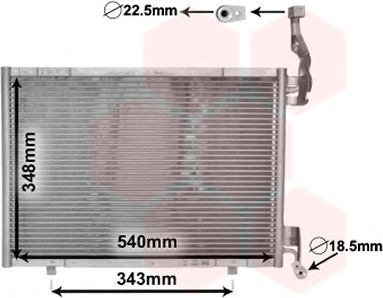 Imagine Condensator, climatizare VAN WEZEL 18005593