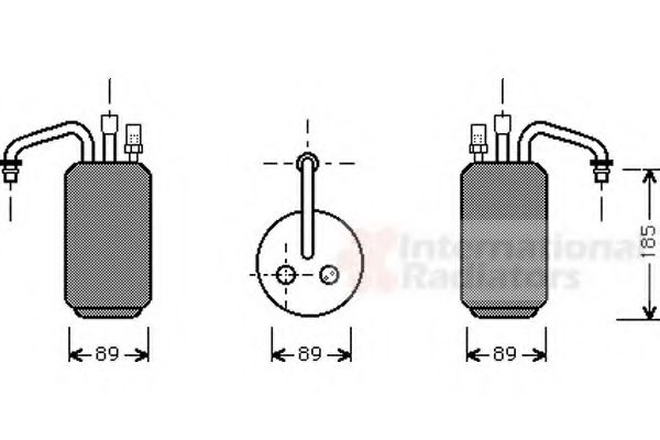 Imagine uscator,aer conditionat VAN WEZEL 1800D017