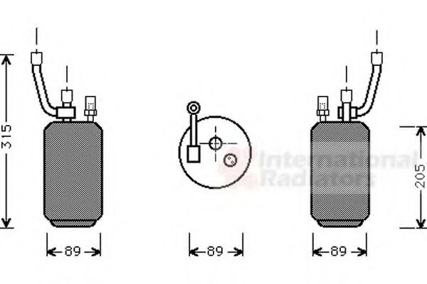 Imagine uscator,aer conditionat VAN WEZEL 1800D274