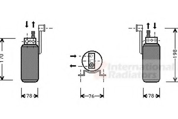 Imagine uscator,aer conditionat VAN WEZEL 1800D296